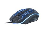 C-TECH herní myš Tychon (GM-03P), casual gaming, herní, 7 barev podsvietenia, 3200DPI, USB