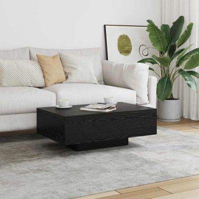 vidaXL Konferenčný stolík Čierny dub 85 x 55 x 31 cm