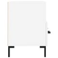 vidaXL TV skrinka biela 80x36x50 cm spracované drevo