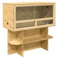 vidaXL Terárium Hnedá 100 x 50 x 100 cm OSB