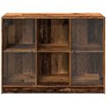 vidaXL Komoda staré drevo 102x37x75,5 cm kompozitné drevo