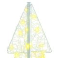 vidaXL Vianočný stromček 100 LED Teplá biela 120 cm Akryl