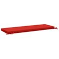 vidaXL Vankúš na lavičku SOEST 100% polyester Červená 100 x 40 x 5 cm