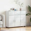 vidaXL Servírovacia skriňa FLORIN 88,5 x 30,5 x 73 cm Kompozitné drevo