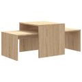 vidaXL Konferenčné stolíky, dub sonoma 100x48x40 cm, kompozitné drevo
