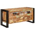 vidaXL Skriňa na topánky 90 x 38 x 45 cm Masívne recyklované drevo