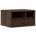 vidaXL Stojan na tlačiareň hnedý dub 40x32x22,5 cm kompozitné drevo