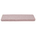 vidaXL Schodové rohože 15 ks 65x21x4 cm svetloružové s obdĺžnikovým okrajom