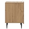 vidaXL Nočný stolík Dub artisan 43 x 34,5 x 49,5 cm Kompozitné drevo
