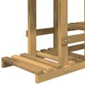 vidaXL Stojan na rastliny Biela 118 x 25 x 96,5 cm