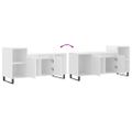 vidaXL TV skrinka biela 100x35x55 cm spracované drevo