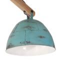 vidaXL Stropná lampa 25 W šmuhovaná modrá 29x18x85 cm E27