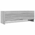 vidaXL Šatník sivý dub sonoma 100x32,5x35 cm spracované drevo