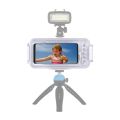 Vodotesné puzdro Puluz (45 m) pre smartfóny s USB-C na podvodné fotky a videá (biele)