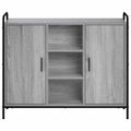 vidaXL Servírovacia skriňa Sivý Sonoma 97 x 33 x 81 cm