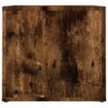 vidaXL Nočný stolík dymový dub 41x40x36 cm spracované drevo
