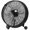 vidaXL Priemyselný bubnový ventilátor 77 cm 187,7 W, čierny