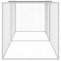 vidaXL Klietka pre kurčatá so strechou, antracitová 203x98x90 cm, pozinkovaná oceľ