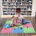Ochranná puzzle podložka MP10 zelená-modrá-červená