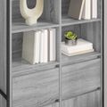 vidaXL Servírovacia skriňa Sivý Sonoma 81 x 36 x 150.5 cm