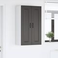 vidaXL Dvierka na umývačku Kalmar Čierna 60 x 31 x 100 cm