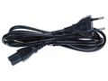 Kábel sieťový napájací 230V EU 2PIN, dĺžka 1,8m