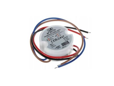 LED zdroj 12V 30W IP67 okrúhly MW power AF3012Y