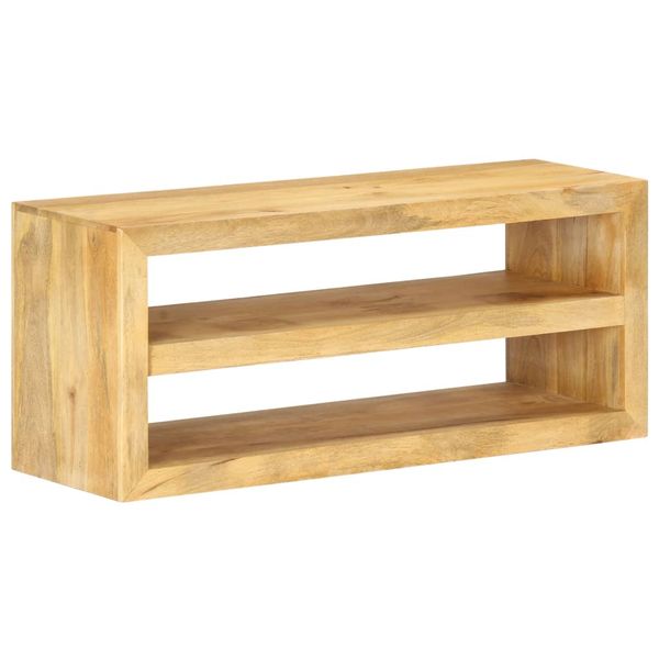 vidaXL TV skrinka 107x35x45 cm mangový masív