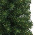 vidaXL Umelý vianočný stromček Zelená 240 cm PVC, oceľ a plast