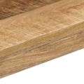 vidaXL Jedálenský stôl 115x55x76 cm masívne mangovníkové drevo a oceľ
