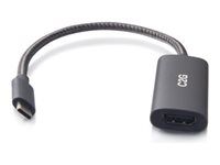 AV Adapter - 8K 60Hz - Black - M/F - Video adaptér - USB-C s pínmi (male) do HDMI so zdierkami (female) - 24,9 cm - čierna - podpora 8K60Hz