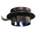 vidaXL Vonkajšie solárne svietidlá 12 ks biele 12 cm LED okrúhle