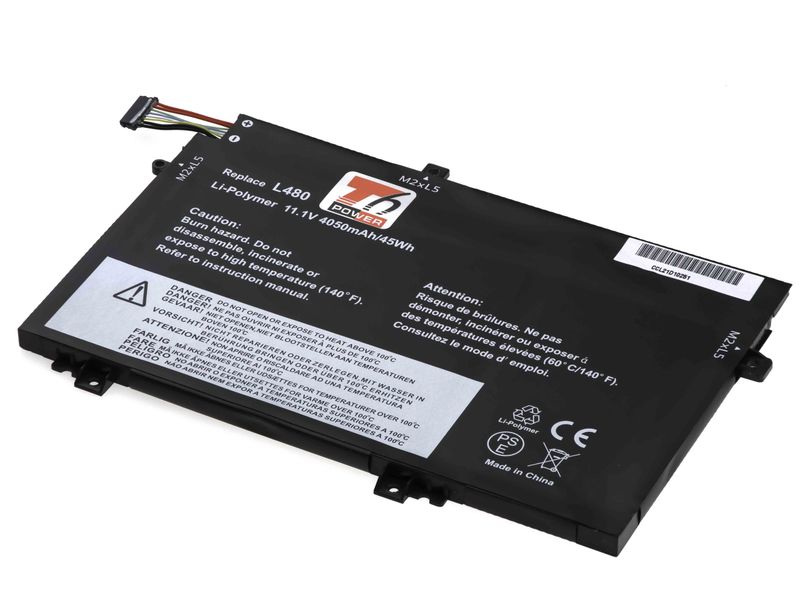 Batéria T6 Power pre Lenovo ThinkPad L480, L490, L580, L590, L15 Gen 1, 4050mAh, 45Wh, 3cell, Li-Pol