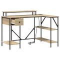 vidaXL Stôl Sonoma dub 120 x 79 x 86,5 cm Kompozitné drevo