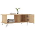 vidaXL Konferenčný stolík dub sonoma 90x50x40 cm kompozitné drevo