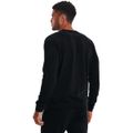 Mikina Rival Terry LC Crew Black - Under Armour, veľkosť XL, veľkosť oblečenia XL