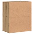 vidaXL Botník dub artisan 60x35x70 cm kompozitné drevo