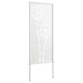 vidaXL Záhradná clona na súkromie Rezací Biela 50 x 140 cm