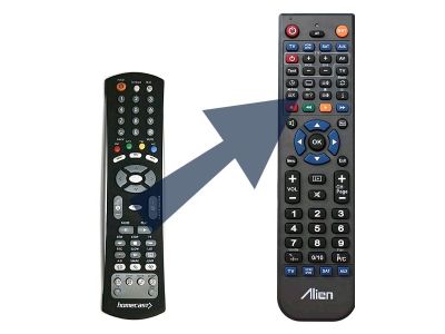 Diaľkový ovládač ALIEN Homecast 3200 IR, CIIR, HS 2100 - náhrada