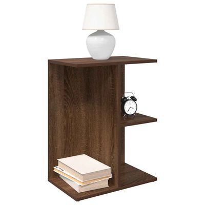 vidaXL Nočné stolíky 2 ks hnedý dub 46,5x29x61 cm kompozitné drevo