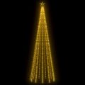 vidaXL Vianočný stromček, kužeľ, 752 LED, teplé biele svetlo 160x500cm
