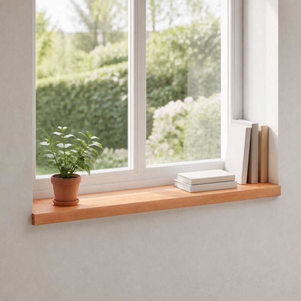 vidaXL Parapety 2 ks Lak 100 x 25 x 2 cm Masívne bukové drevo