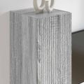 vidaXL TV nástenná skriňa 30 x 31 x 100 cm Sivý Sonoma