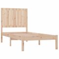 vidaXL Posteľný rám, drevený masív 75x190 cm, malé jednolôžko