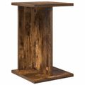 vidaXL Stojan na rastliny Dymový dub 25 x 25,5 x 40,5 cm