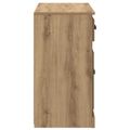 vidaXL Highboard Remeselný dub 70 x 35,5 x 67,5 cm Kompozitné drevo