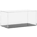 vidaXL Priehľadná reklamná krabica 24x12x11 cm akrylová