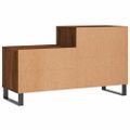 vidaXL Botník hnedý dub 102x36x60 cm spracované drevo