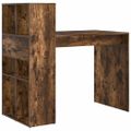 vidaXL Stôl Dymová dub Kompozitné drevo 108 x 55 x 103.5 cm