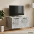 vidaXL Nástenná TV skrinka Nástenný Betónovo sivá 59,5 x 41 x 30 cm